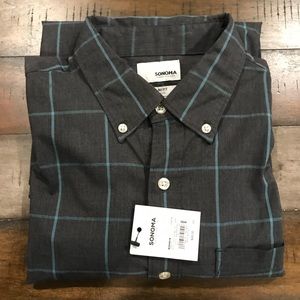 Sonoma Slim Fit Stretch Long Sleeve Shirt